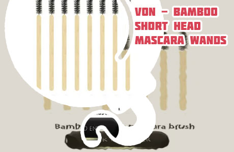 Bamboo disposable mascara wands