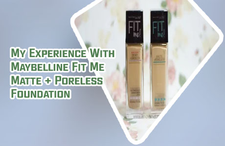 Fit me foundation with clay