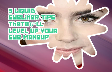 Liquid eyeliner under eye
