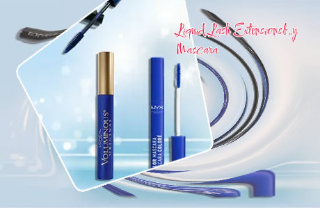 Navy blue mascara