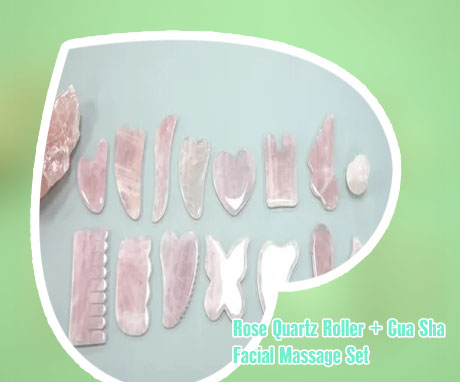Rose quartz gua sha
