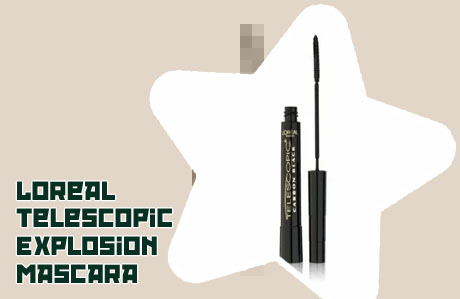 Telescopic blue mascara